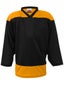 K1 2100 Player Hockey Jersey Black & Gold Jr Small
